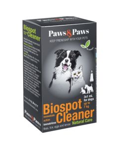 Paws and Paws: Preparat protiv parazita na bazi dimentikona Biospot Cleaner, male rase i mačke