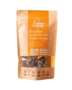 Granola Factory: Prirodna poslastica za vitalnost psa Orange, 100 gr