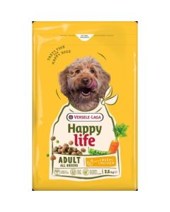 Happy Life: Hrana za odrasle pse Adult All Breeds, Piletina