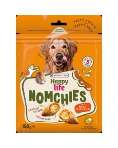 Happy Life: Hrskava poslastica sa krem punjenjem Nomchies, Govedina, 150 gr