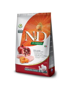 N&D Pumpkin: Hrana za pse Medium/Maxi Adult, Bundeva & Piletina