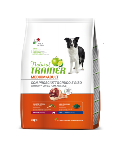 Trainer Natural: Hrana za odrasle pse srednjih rasa Medium Adult, Šunka