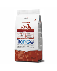Monge: Hrana za odrasle pse All Breeds Adult, Jagnjetina