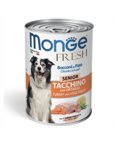 Monge: Komadići mesa u sosu za starije pse Fresh Senior, 400 gr