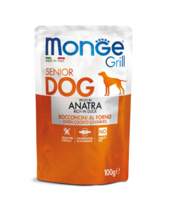 Monge: Preliv za starije pse Grill Senior, 100 gr