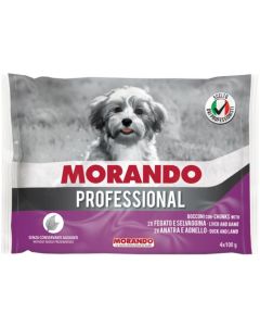 Morando: Vlažna hrana za pse Adult Multi Pack Professional, 4x100 gr