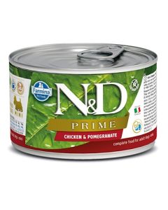 N&D Prime: Vlažna hrana za pse malih rasa Mini Adult, 6x140 gr