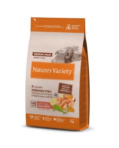 Nature’s Variety No Grain: Hrana za pse Adult Medium/Maxi, Losos