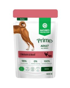 Nature’s Protection Prime: Preliv za aktivne pse Adult Active, 85 gr x 12 kom