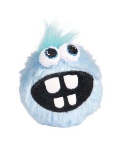 Rogz: Plišana loptica sa zubima Fluffy Grinz Ball, svetlo plava