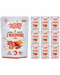 Tuf Tuf: Sosić za pse, Govedina i Bundeva, 10 kom