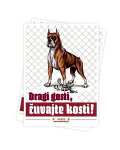 Watchdog: Tabla čuvaj se psa Bokser