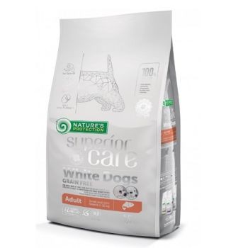 Nature`s Protection Superior Care: Hrana za odrasle pse malih rasa sa belom dlakom Mini Adult, Losos