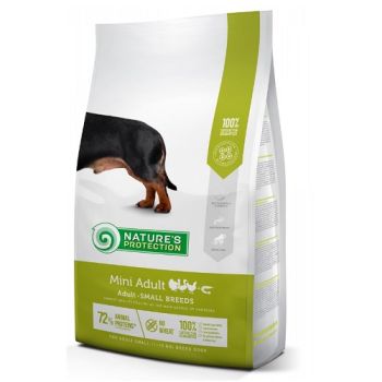Nature`s Protection Super Premium: Hrana za odrasle pse malih rasa Mini Adult, Živina i Račići