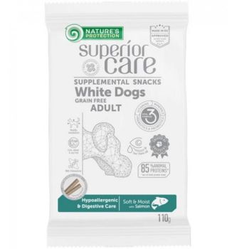 Nature’s Protection Superior Care: Poslastica za bele pse Hypoallergenic & Digestive Care, 110 gr