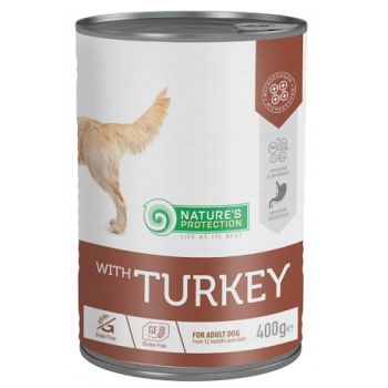 Nature’s Protection: Vlažna hrana za odrasle pse Adult Sensitive, Ćuretina, 400 gr