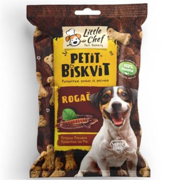 Little Chef: Poslastica za pse sa rogačem Petit Biskvit Rogač, 150 gr
