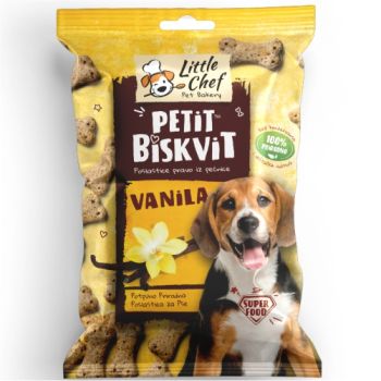 Little Chef: Poslastica za pse Petit Biskvit Vanila, 150 gr