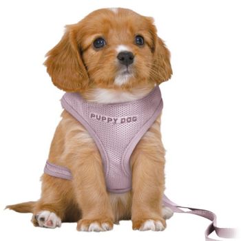 Trixie: Povodac i am za štence Puppy Soft Harness Lilac